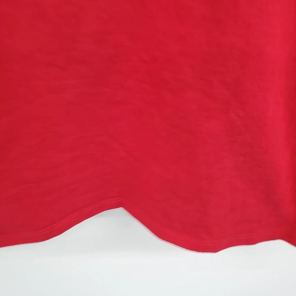 Torrid Womens Red Foxy Sweetheart Twist Top Blouse Plus Size 3 Long‎ Sleeve